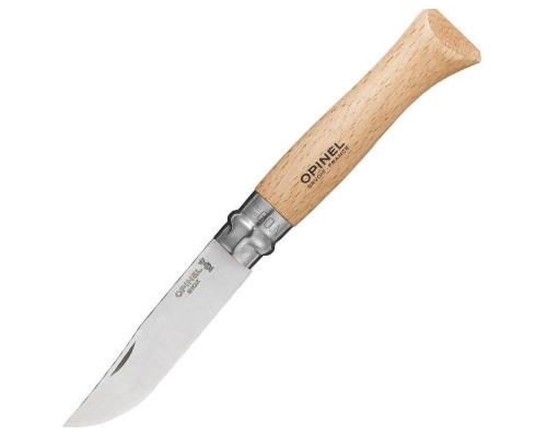 Нож Opinel №9, нержавеющая сталь, рукоять дуб