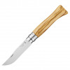 Нож Opinel №9, нержавеющая сталь, рукоять из оливкового дерева